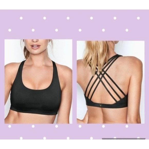 Victoria’s Secret Strappy Back Light Impact Sports Bra SMALL - Picture 1 of 7